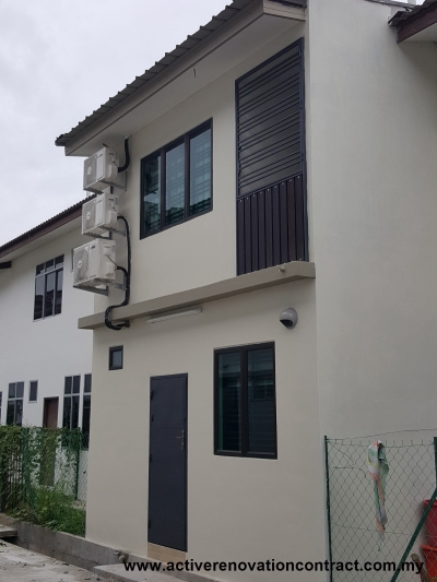 Bukit Gambir Low Cost House Extension Backyard & Kitchen