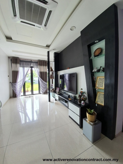 Bukit Gambir Double Storey Semi-D Living Design Reference