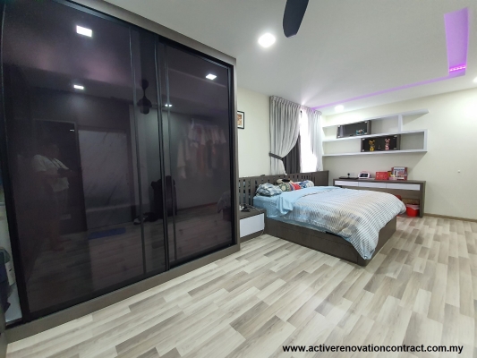 Bukit Gambir Double Storey Bungalow Master's Bedroom Design Reference