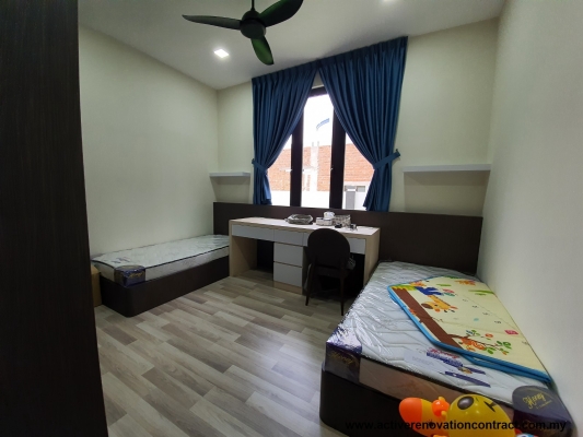 Bukit Gambir Double Storey Bungalow Children's Bedroom Design Reference