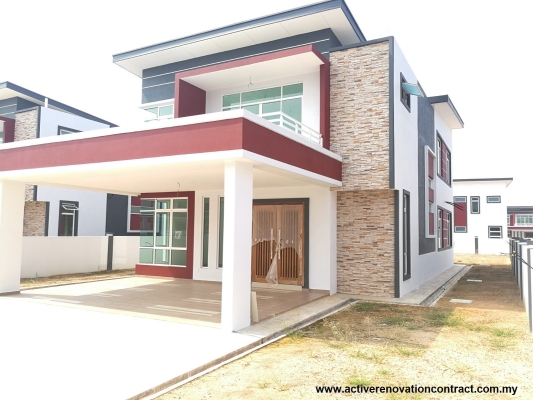 Bukit Gambir Double Storey Bungalow Layout Reference