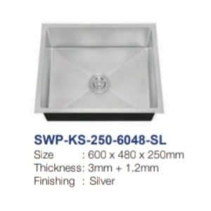 Kitchen Sink Model : SWP-KS-250-6048-SL