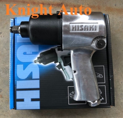 Hisaki PT2232 Heavy-Duty Twin Hammer 1/2' Impact Wrench - 680n-m Torque ID33081