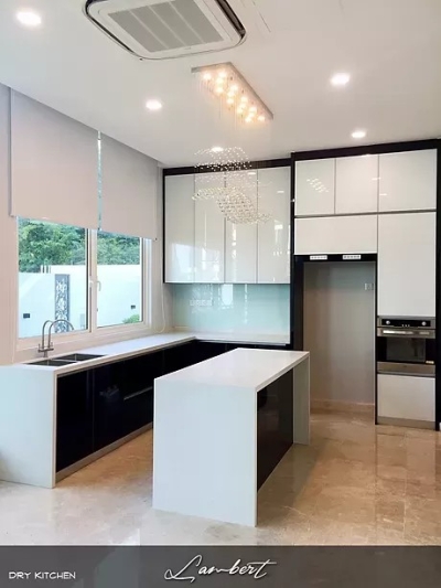 Open Kitchen Design Reference In Legenda @ Southbay Batu Maung