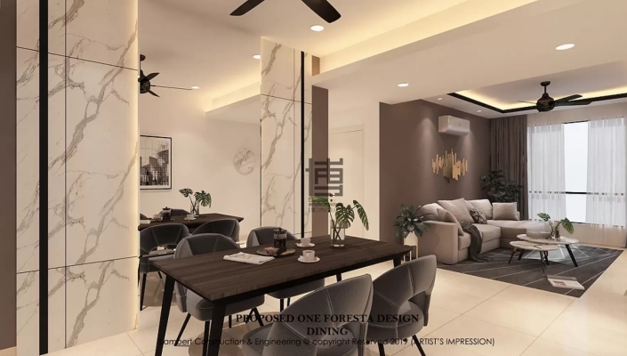 Dining Design In One Foresta Bayan Lepas