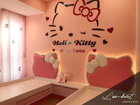 Hello Kitty Theme Room Design In Pine Residence George Town