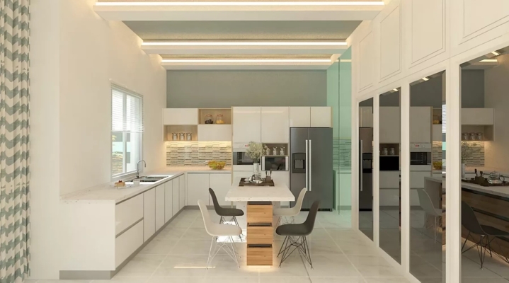 Kitchen Cabinet & Kitchen Dining Design In Taman Suria Aman Bukit Mertajam