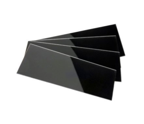 Replacement Welding Glass/ Welding Lens (2 Inches x 4 Inches) (Black/ Clear) - 00169B/ 00169C