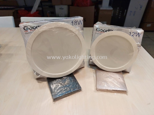 GOODLITE-12W & 18W DOWN LIGHT (2 YEAR WARRANTY) 