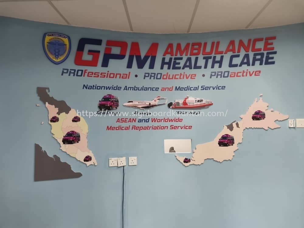 GPM INDOOR PVC FOAM BOARD 3D LETTERING AT PAHANG