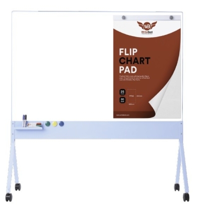 Double sided mono mobile for flip chart pad 1