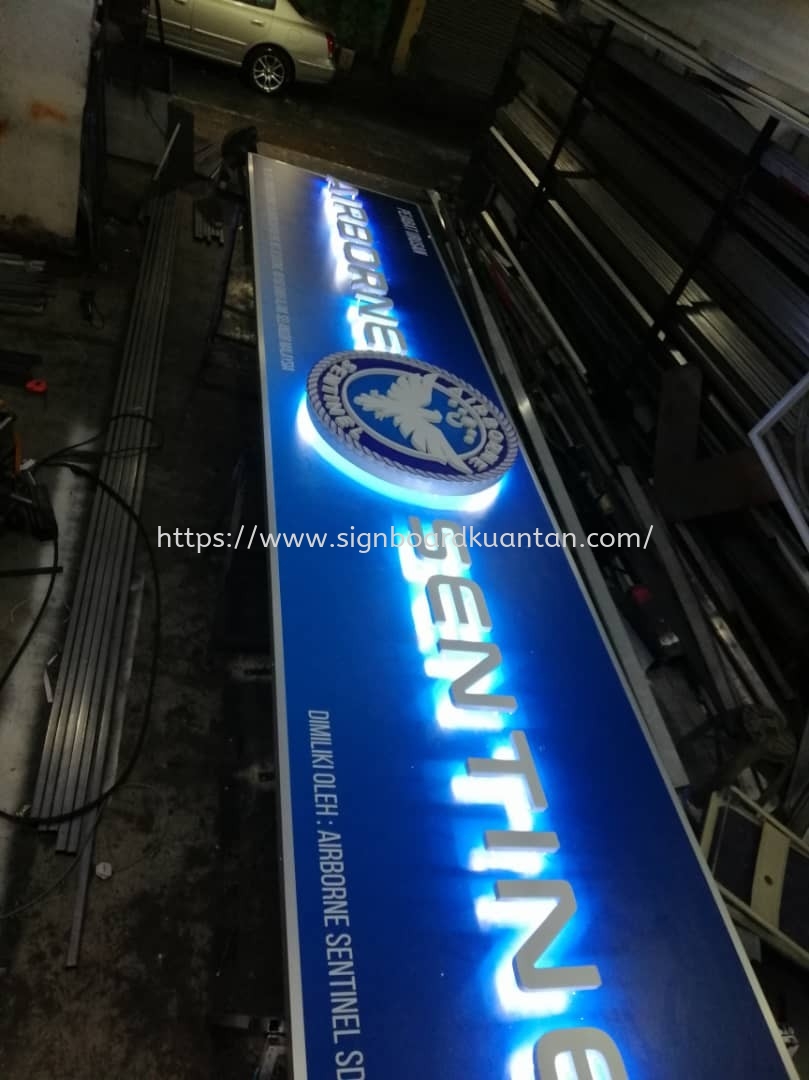 AIRBORNE 3D LED BACKLIT SIGNAGE AT KUANTAN