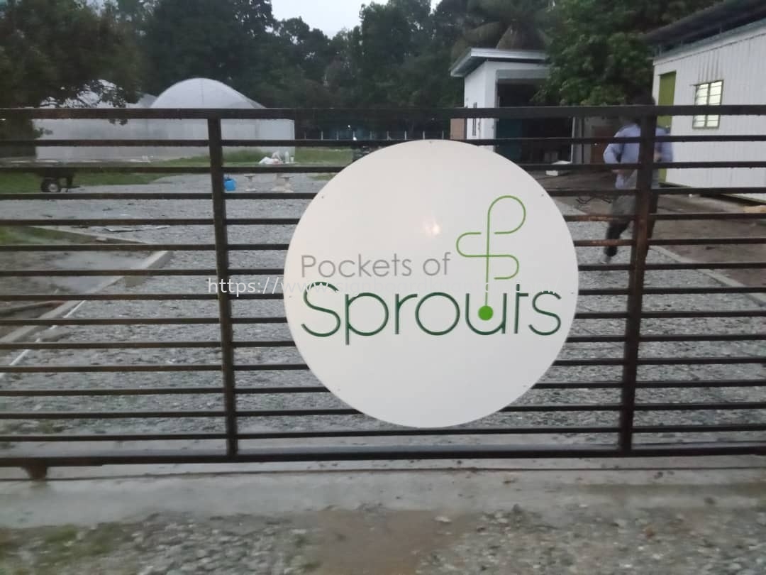 POCKETS OF SPROUTS ACP SIGNAGE AT PAHANG