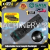 SATA 05232 Adjustable Focal Length Flashlight w/ 3 x AAA Batteries Lamp/Work Lamp/Lighting Battery & Electrical