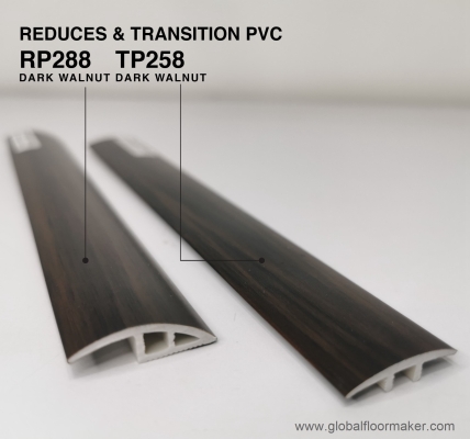 REDUCES & TRANSITION PVC RP288 (DARK WALNUT) & TP258 (DARK WALNUT)