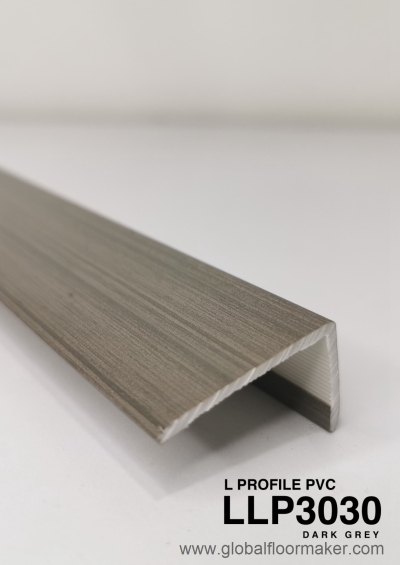 L PROFILE PVC DARK GREY LLP3030