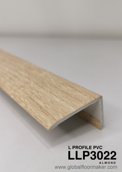 L PROFILE PVC ALMOND LLP3022