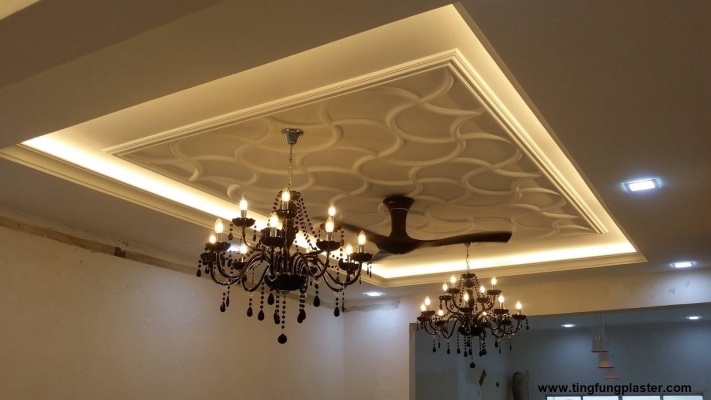 Kajang Light Holder Plaster Ceiling Design Reference 