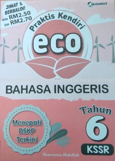 PRAKTIS KENDIRI ECO BAHASA INGGERIS TAHUN 6