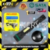 SATA 05233 Concentrated & Flood Rechargeable Flashlight w/ Battery & USB Cable Lamp/Work Lamp/Lighting Battery & Electrical