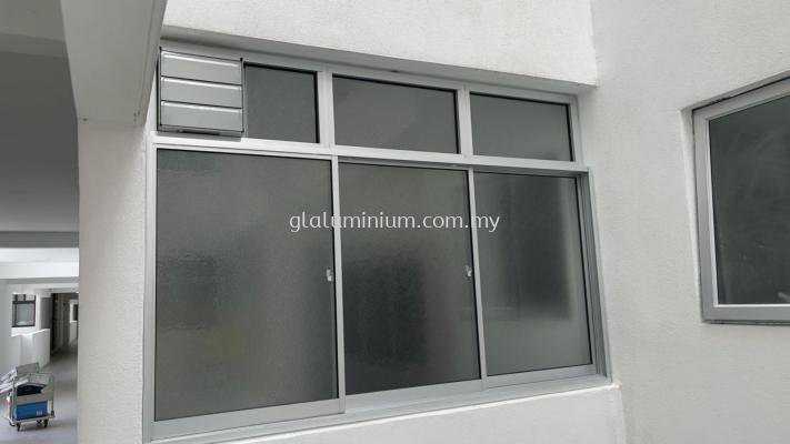 Sliding windows 3 panels + Above fit glass @Residensi Semarak Platinum, jalan Lestari Kampung Padang Tembak, 54000 Kuala Lumpur 