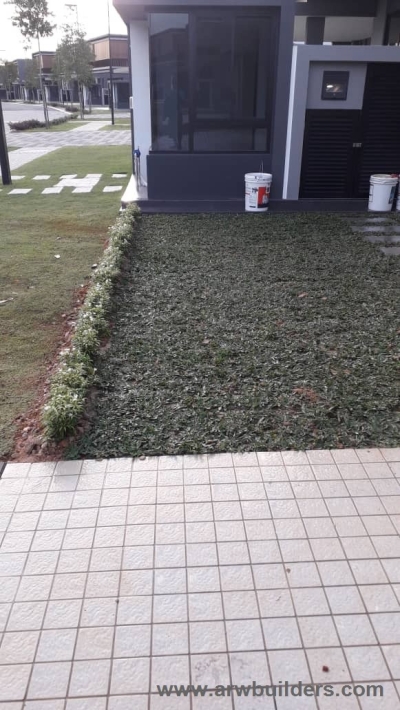 Kerja Tanam Rumput Di Klang 