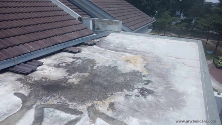 Repair Concrete Roof Slab Leaking Klang Area 