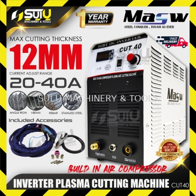 MASW CUT40 Inverter Plasma Cutting Machine with Accessories