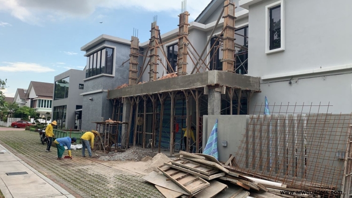 Klang Double Storey Extension Runing Works Reference