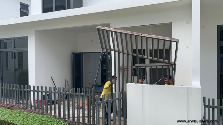 Klang Double Storey Extension Runing Works Reference