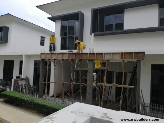 Klang Double Storey Extension Runing Works Reference