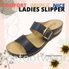 Comfort Ladies Flat Slippers -PS-291-6 BLUE Colour  Ladies Slippers & Sandals