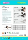 Sapphire FM-6813 DC FAN 55'' Ceiling Fan Fan