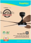 Sapphire FM-6822 DC FAN 55" LED Ceiling Fan Fan