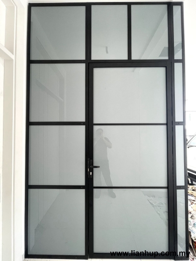 Kajang Aluminium Swing Door Reference