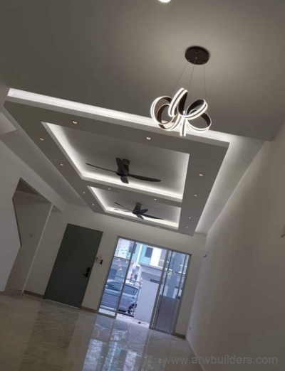 Modern Light Holder Plaster Ceiling Design Klang