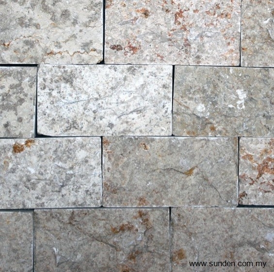 RF Marble Veener Beige Batu Rockface  Batu Dinding Bata Carta Pilihan Warna Corak