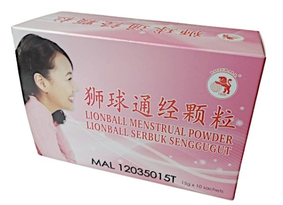 LIONBALL MENSTRUAL POWDER