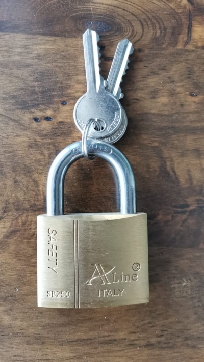 ALine 50mm Solid Brass Padlock 