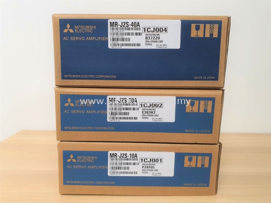 MITSUBISHI MR-J2S-10A AC SERVO AMPLIFIER MALAYSIA