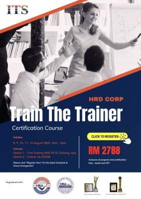 Train The Trainer Certification Course  (TTT) @ Subang Jaya