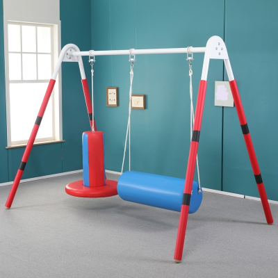 XYLS001 Sensory Swing Set (Sensory Rectangular & Bolster Swing) | Anti Injury Swing With Protection Foam Barrier