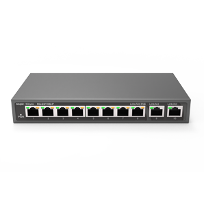 RG-ES110D-P.RUIJIE 8-Port 100Mbps Unmanaged PoE+ Switch with 110W