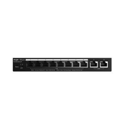 RG-ES210GC-LP.RUIJIE 10-Port Gigabit Smart Cloud Mananged PoE Switch