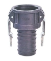 PP Camlock Couplings (BSPT) - Female Coupler x Hose Shank (C) CLAMPS & COUPLINGS