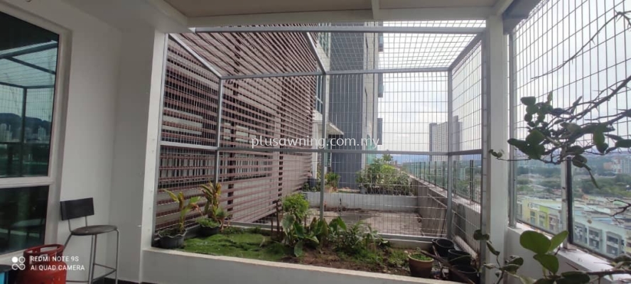 FENCING WITH GI NET @ZETAPARK CONDO, THE LOFT, SETAPAK CENTRAL MALL, KUALA LUMPUR