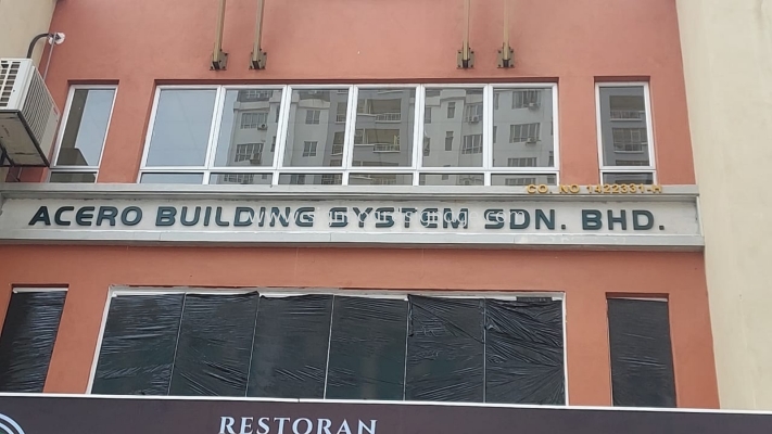 Acero Building System Sdn Bhd - Puchong - 3D PVC From Board Letter and Concel Signage