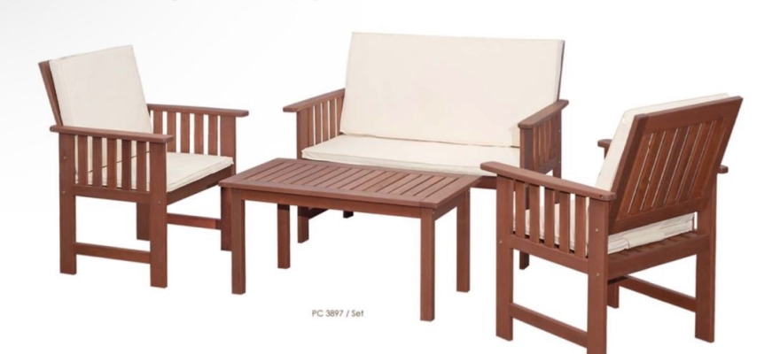 EPC3897 Wooden Outdoor set