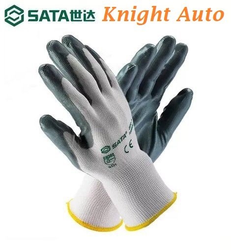 SATA FS0401/ FS 0401 1PAIR 7" Palm Dipped Nitrile Gloves Sata Hand Tools  (Branded) Selangor, Malaysia, Kuala Lumpur (KL), Seri Kembangan, Setapak,  Kajang Supplier, Suppliers, Supply, Supplies | Knight Auto Sdn Bhd