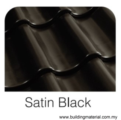 Tile Bumbung Satin - GCI S-Pantile Satin Black